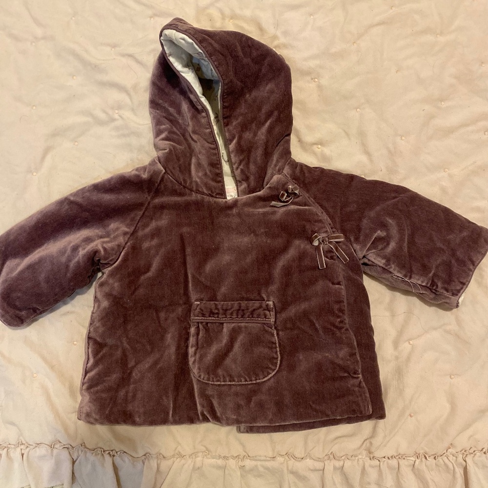 Janie and Jack Purple Velvet Jacket